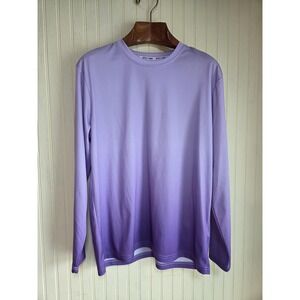 Spicy Tuna Shirt Mens Large Purple Ombre Long Sleeve Coastal Outfit‎ Fishing